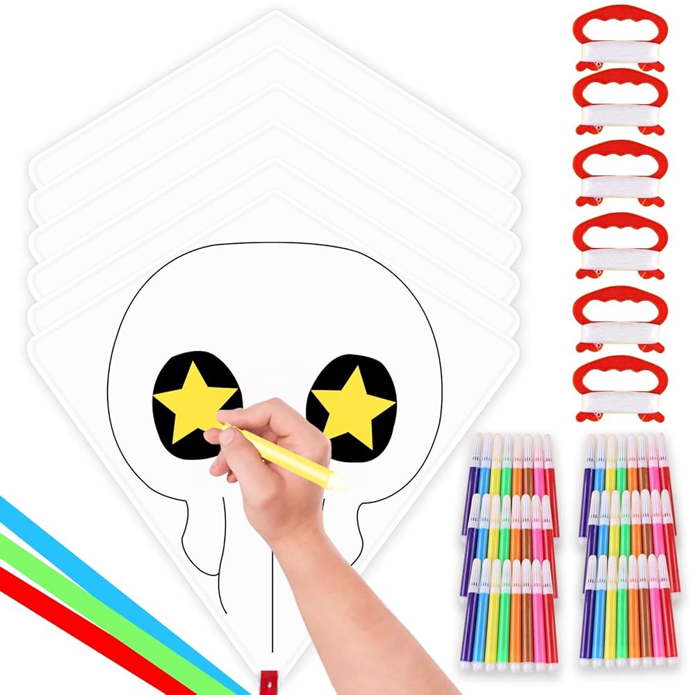 Amazon.co.jp: Ynybusi DIY バルク凧 4~8歳~12歳のお子様向け